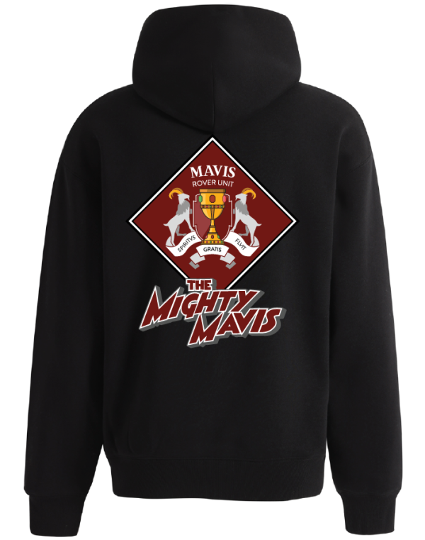 360gsm Mavis Rover Crew Oversized Pull on Hoodie - Image 4